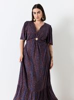 Vestido Midi Escote V Curvy