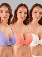 Pack 3 Sostén Perfect Cover Microsolid