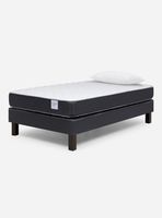 Cama Europea Wave Base Normal 1.5 Plazas 1.05x1.90 cm + Almohadas
