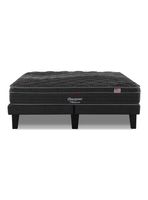 Cama Europea Platinum King Base Dividia + Respaldo