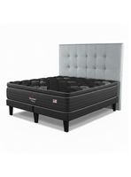 Cama Europea Harmony 2 Plazas + Respaldo