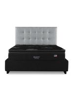 Cama Europea Harmony 2 Plazas Base Dividida + Respaldo