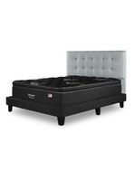 Cama Europea Harmony 2 Plazas Base Dividida + Respaldo TIG P