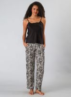 Set Pabilo y Pantalón Satín Print