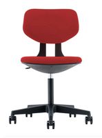 Silla de Escritorio Boomer Rojo Negro