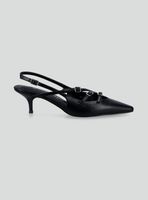 Zapato de Vestir Hebillas y Taco Fino Mujer