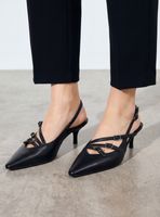 Zapato de Vestir Hebillas y Taco Fino Mujer