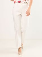 Pantalón Recto con Decoración en Corte de Bolsillo