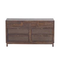 Cómoda Madera Mango 7 Cajones