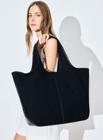 Cartera Totebag Canvas con Detalle Textura