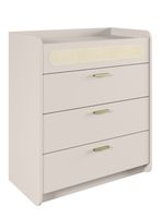 Cómoda Duna Blanca 4 Cajones