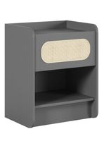 Velador Duna Gris 1 Cajón