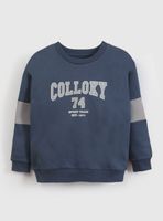 Polerón Estampado Sport con Manga Block Color