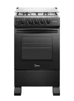 Cocina a Gas 4 Quemadores MFO-MG20TCSSLBK Negro