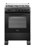 Cocina a Gas 4 Quemadores MFO-MG24TCSSLBK Negro