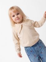 Sweater con Cuello en Forma de Cinta