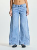 Jeans Extreme Wide Leg Tiro Alto