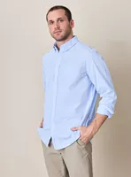 Camisa Manga Larga Algodón Líneas Delgadas