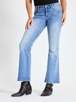 Jeans Flare Push Up Lavado Difuminado