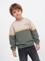 Polerón Color Block Textura