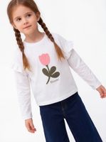 Polera Aplicación Crochet Color