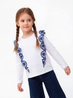 Polera Vuelos Broderie Color