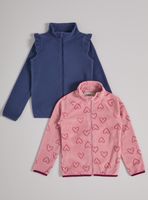 Polerón Polar Bipack Estampado y Vuelos Niña