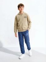 Pantalón de Buzo Estampado Logo Avengers