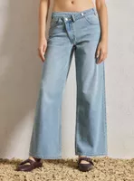 Jeans Baggy Pretina Cruzada