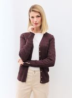 Chaleco Básico Abotonado con Trenzas