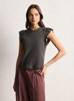 Polera Tela Acanalada con Proceso de Teñido