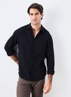 Camisa Manga Larga con Bolsillo