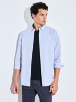 Camisa Poplin Rayas Manga Larga