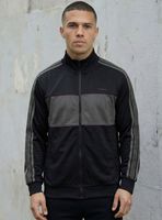 Polerón Lineas en Mangas Nailon