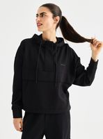 Polerón con Capucha Tela Fluida Y Liviana