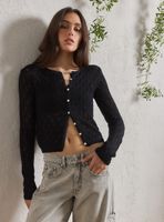 Sweater Calado y Botones