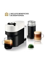 Cafetera Vertuo Pop Blanca + Espumador de Leche Aeroccino 3
