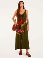 Vestido Midi con Estampado Floral