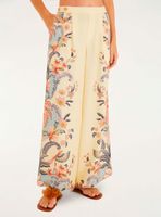 Pantalón Recto Diseño Floral