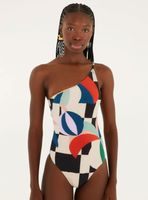 Traje de Baño Diseño Damero Moderno