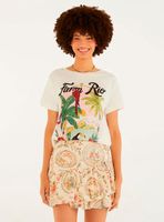 Polera Diseño Paisaje Tropical