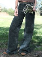 Pantalón Estrellas Cinturón Black