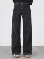 Pantalón Straight Estrellas Black