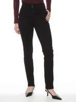 Jeans Pitillo Tiro Alto Pretina Media 2 Botones Push Up J34