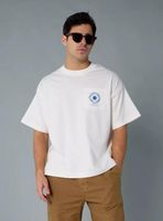 Polera Recta Gráfico de Destino