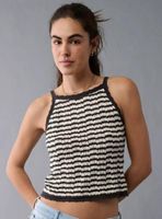 Top Ae sin Mangas Crochet