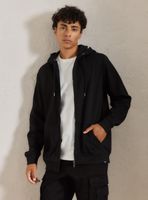 Polerón Capucha Zipper Unicolor