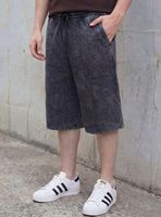 Bermuda Baggy French Terry Acid Wash