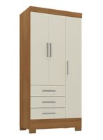 Clóset 3 Puertas 3 Cajones 180x81.7x40 cm