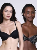 Pack 2 Sostén Diseño Liso y Estampado Copa B